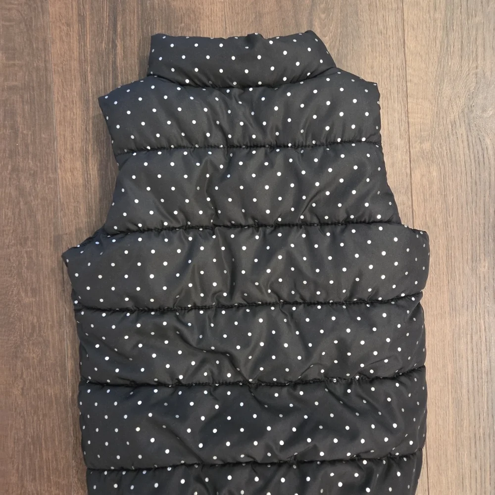 Old Navy Black Polka Dot Kids Vest